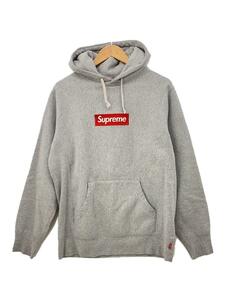 Supreme◆Box Logo Hooded Sweatshirt/パーカー/M/コットン/GRY//