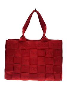 Supreme◆23s/Woven Large Tote Bag/トートバッグ/-/RED