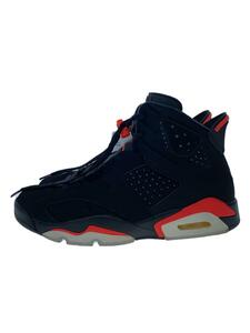 NIKE◆AIR JORDAN 6 RETRO/エアジョーダンレトロ/ブラック/384664-060/26.5cm/BLK