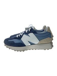 NEW BALANCE◆ローカットスニーカー/27cm/BLU/スウェード/U327FH