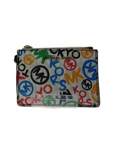 MICHAEL KORS◆カードケース/PVC/マルチカラー/総柄/レディース/32T0GJ6P1B