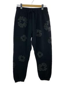 DENIM TEARS◆23AW/COTTON WREATH SWEATPANTS/ボトム/XL/コットン/BLK