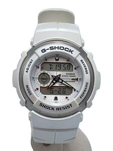 CASIO◆クォーツ腕時計・G-SHOCK/デジアナ/WHT