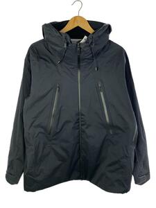 DESCENTE ALLTERAIN◆23AW/HARD SHELL JACKET/CREAS/ジャケット/O/ナイロン/BLK/DAMWGC39