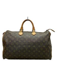 LOUIS VUITTON◆1)スピーディ40_モノグラム・キャンバス_BRW/PVC/BRW