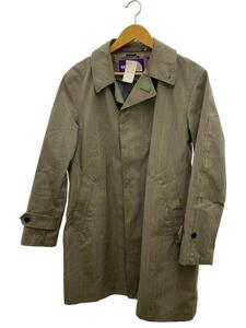 THE NORTH FACE PURPLE LABEL◆SOUTIEN COLLAR COAT/S/ゴアテックス/GRY/チェック