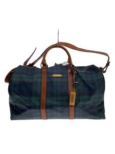 POLO RALPH LAUREN* Boston bag / green / check 