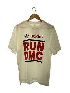 adidas◆Tシャツ/M/コットン/WHT