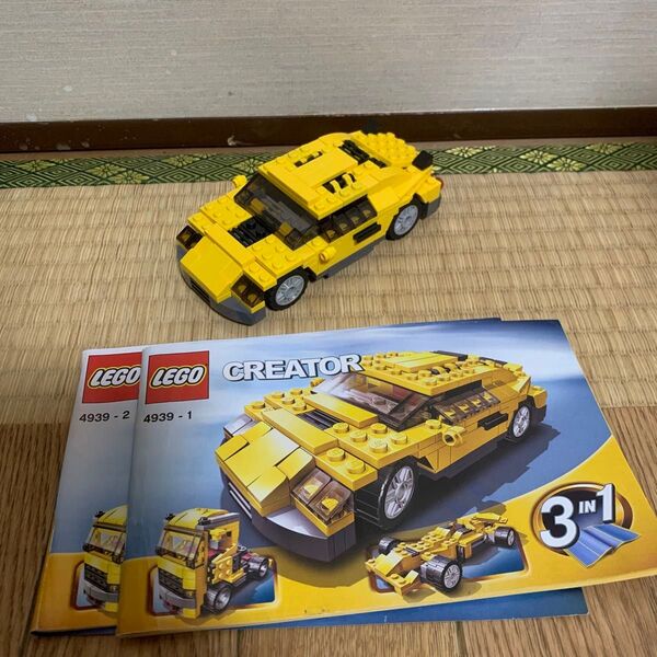 レゴ LEGO CREATOR 3in1 車 ブロック 4939 現状品