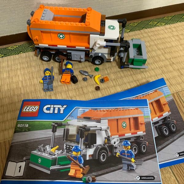 LEGO レゴ シティ CITY 清掃車　ゴミ収集車　60118