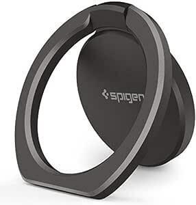 【Spigen】 スマホリング 薄型 落下防止 スタンド機能 車載ホルダー 対応 360回転 スタイルリング 360 000SR2