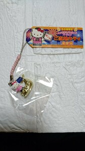 【ハローキティ 名古屋限定 しゃちほこバスガイド ご当地 根付 ストラップ 2008 はろーきてぃ】