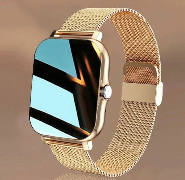 【今1番売れています】ゴールド　スマートウォッチ　時計　メンズ　レディース　iPhone Android対応　