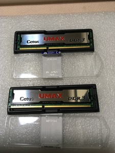 ● UMAX DDR3-1333 8GBx2枚セット合計16GB 中古