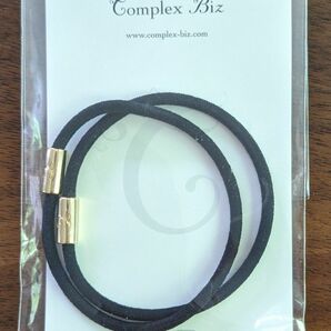 未開封品 COMPLEX BIZ ベースヘアゴム 2本セット 黒