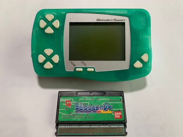 お値下げ!BANDAI WonderSwan スケルトングリーン