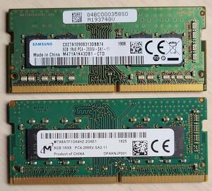 8GB 1Rx8 PC4-2666V 2 sheets .16GB