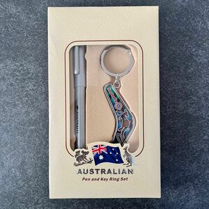 オーストラリア キーホルダー ボールペンセット 海外土産