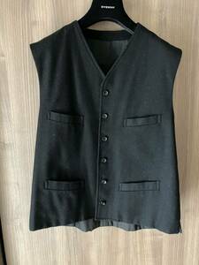 【美品】　Comme des Garons Homme Plus 80‘s AD表記無し ベスト 黒M