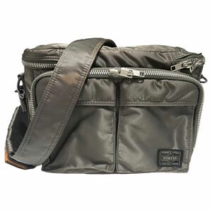 PORTER ポーター TANKER CAMERA BAG タンカー カメラバッグ ショルダーバッグ シルバーグレー 定価35,750