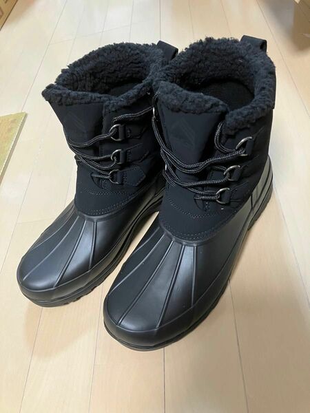 .防寒ブーツ レインブーツ 通勤 ボア 防水 積雪 ワークブーツ ほぼ未使用 Lサイズ