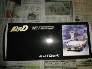 1/18　AUTOart　オートアート　TOYOTA SPRINTER TRUENO INITIAL D COMIC VERSION　イニシャルＤ