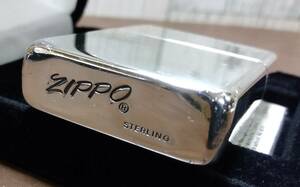 【希少】 ZIPPO コレクション整理 ヴィンテージ 80‘ｓ ／ STERLING SILVER ZIPPO 『ZIPPO イタリック』 刻印 1980年代中頃～1990年代