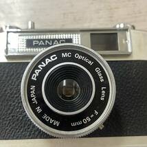 3600　PANAC パナック フィルムカメラ MADE IN JAPAN Glass Lens F-50mm シャッター動作のみ確認済　中古品_画像2