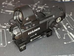 【中古】LEUPOLD HAMR タイプ 4倍 スコープ DeltaPoint タイプ ドットサイト セット 箱無し 検】リューポルド デルタポイント EfT タルコフ