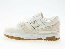 新品/NEW BALANCE/ニューバランス/BBW550TB/レディースサイズ/WHITE/BEIGE/GUM/ホワイト/ベージュ/ガム/ワイズB/24.5cm_画像2