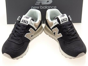 新品/NEW BALANCE/ニューバランス/WL574DK2/レディースサイズ/BLACK/BEIGE/WHITE/ブラック/ベージュ/ホワイト/ワイズD/23.5cm