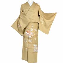 付下げ・長襦袢セット 附下 付け下げ 訪問着 袷着物 きもの フォーマル リサイクル着物 kimono 中古 仕立て上がり 身丈154.5cm 裄丈64cm_画像1