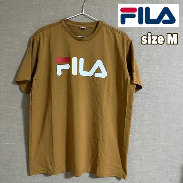 FILA　ロゴ入りオーバーサイズ半袖Tシャツ　レディース　sizeM