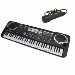 [vaps_7] Mike attaching electro key board 61 keyboard multifunction electron keyboard child toy toy piano including postage 
