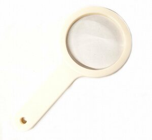 [vaps_2] convenience store Roo .CL-25T { white } compact mobile magnifier magnifying glass including postage 