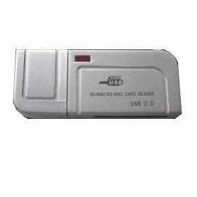 【vaps_7】USBカードリーダー SEG-1022(シルバー)(HK-2003) 送込