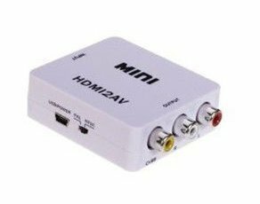 リタプロショップ? HDMI入力をコンポジット出力へ変換 赤白黄 HDMI to AV RCA変換アダプター コンバーター