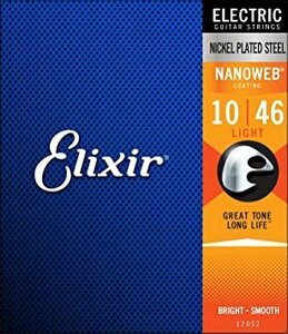 [Vaps_2] Elixir Electric Guitar String #12052 Nanoweb Light