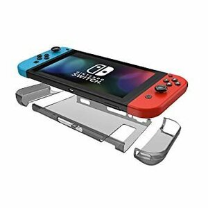 【vaps_7】Nintendo Switch 専用 クリアケース クリアブラック ハードケース Joy-Con 傷防止 送込