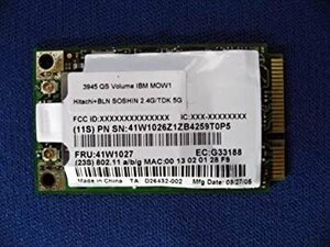 バルク品 intel PCI Express mini Card 無線LANモジュ-ル 466Q-WM3945AG _