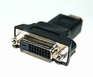 【vaps_5】[新品バルク品]DVI to HDMI 変換アダプタ DVI-D(24pin)メス-HDMIオス 送込
