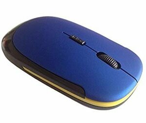 【VAPS_1】マウス 超薄型 軽量 ワイヤレスマウス 《ネイビー》 USB 光学式 3ボタン 2.4G コンパクト マウス 送込