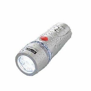 【vaps_5】防水タイプサイクル対応 LEDライト 5灯 シルバー 送込