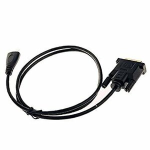 【VAPS_1】HDMI-DVI 変換ケーブル 1.8m 金メッキ タイプAオス- DVI24pinオス 送込