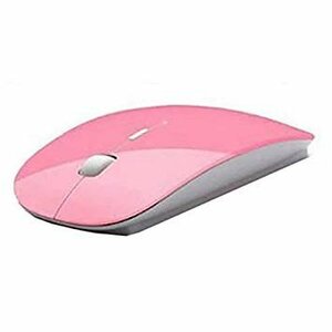 【vaps_2】極薄 マウス 《ピンク》 Bluetooth 無線 光学式ワイヤレスマウス 送込