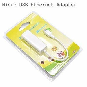 【vaps_4】イーサネットアダプター マイクロ MicroUSB→有線LAN変換アダプタ KY-RD9700 Windows/Linux/Android対応 送込