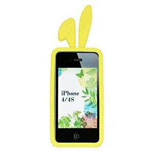 TMY iPhone4/4S用カバー カラーコレクション ロップイヤー イエロー CV-02YL _
