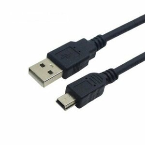 【vaps_6】USB2.0 ケーブル A-miniB 1m ブラック USBケーブル 送込