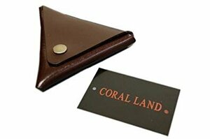 【VAPS_1】CORAL LAND(コーラルランド) 日本製/三角コインケース 財布 小銭入れ チョコ 72169-04 メンズ レディース 送込
