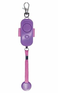 [vaps_2]tebika shines Impact-proof for emergency buzzer purple personal alarm crime prevention alarm 703559 including postage 